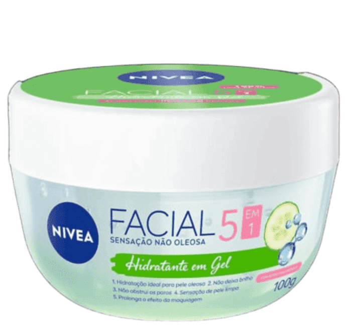 Nivea gel Hidratante Facial indicado para pele oleosa